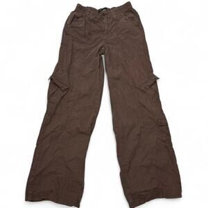 Urban Outfitters Y2K Brown Cargo Pants With Pockets Perfect Fit BDG Line Size XS
